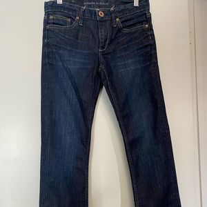 Banana Republic dark denim straight leg jeans